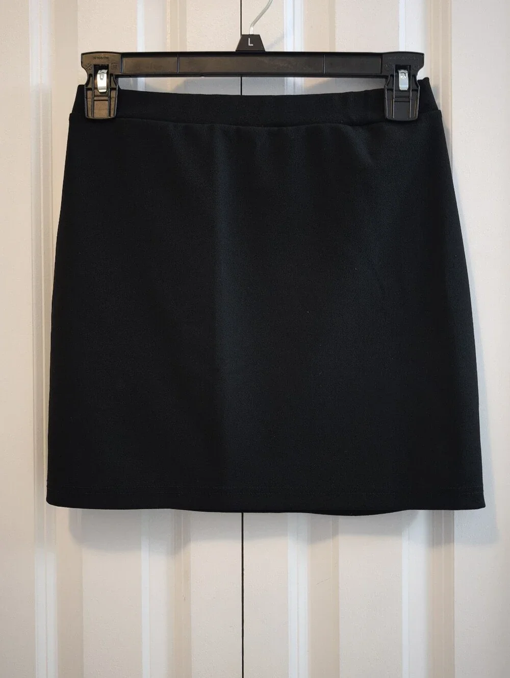 SHEIN Black Mini Skirt with Side Slit